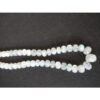 Natural White Rainbow Moonstone Gemstone 10-17MM Plain Hand Polished Roundel Stone Beads 1 Strings GSB141