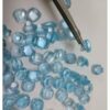 NATURAL BLUE TOPAZ GEMSTONE MASHROOM SHAPE BRIOLLET CUT STONES