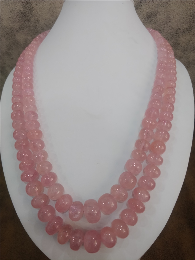 Natural Best Quality Pink Morganite Gemstone 6-19 MM Rondelle Stone ...